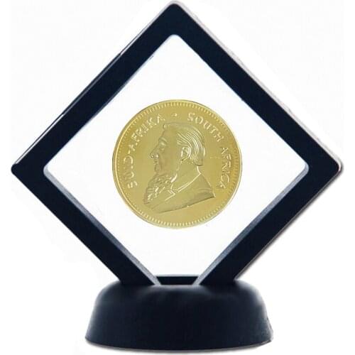 1967 South Africa Krugerrand 1OZ Gold Coin Paul Kruger Token Value Collectible W/ Plastic Frame