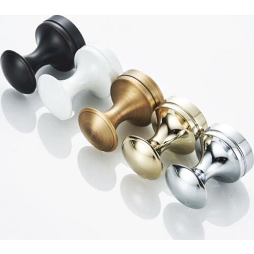 1PC Brass Mini Bathroom Wall Simple Round Head Hook Bathroom Coat Hook Kitchen Hook