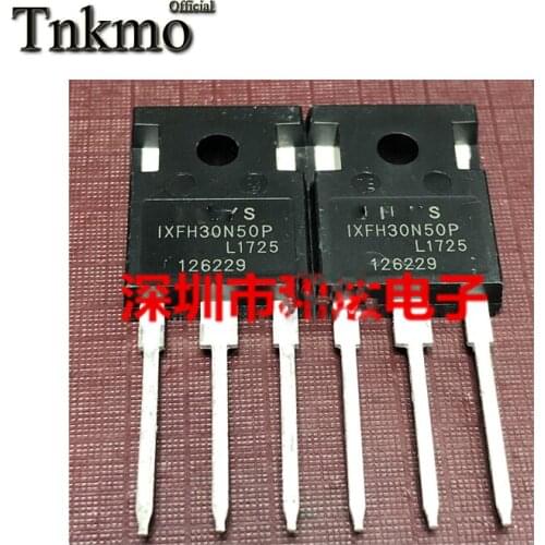 10PCS IXFH30N50P TO-247 IXFH30N50 IXFH30N50Q3 TO247 30A 500V Single MOSFET Transistor free delivery