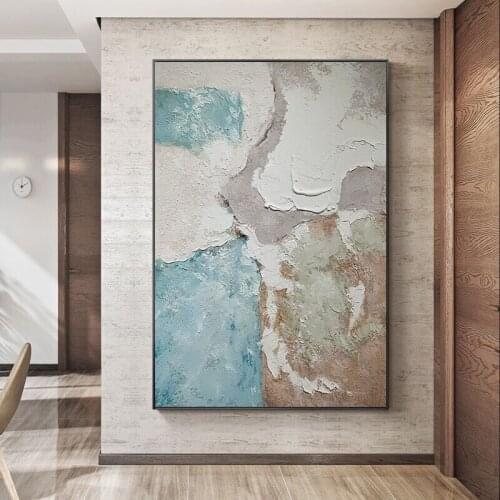 100% Hand Painted Abstract Newest Oil Painting Black Design Gold Foil Textured Art Unframed Wall Canvas Art For Modern Home Art