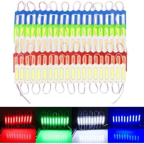20PCS DC 12V LED Module COB Super Bright Cool White/Warm White/Red/Blue/Green For LED Sign Advertise Lighting