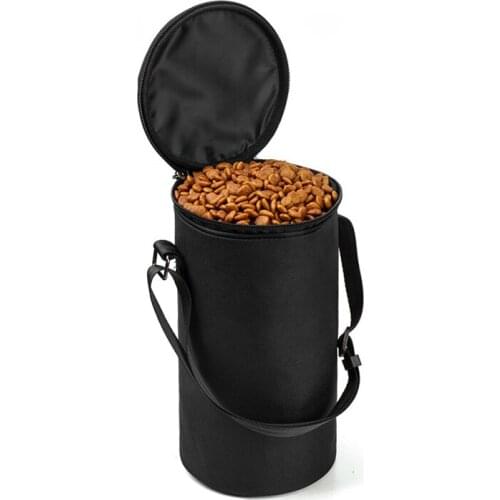 3 Color New Collapsible Dog Cat Travel Bowl Feeding Pet Hamster Dry Food Bag Walking Container Waterproof Bag Dog Supplies