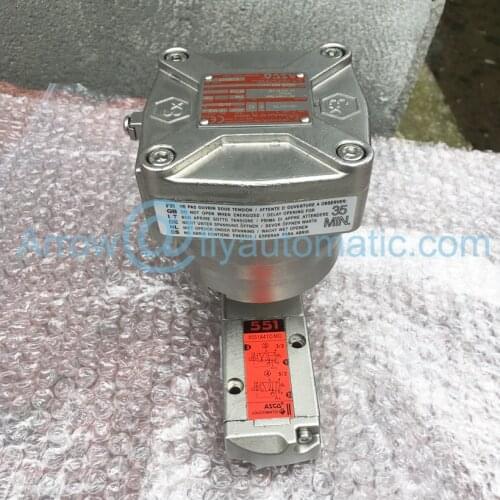 ASCO 8551A410 WSNF8551A410 1/4" Pilot operated Spool type Stainless Steel Solenoid valve