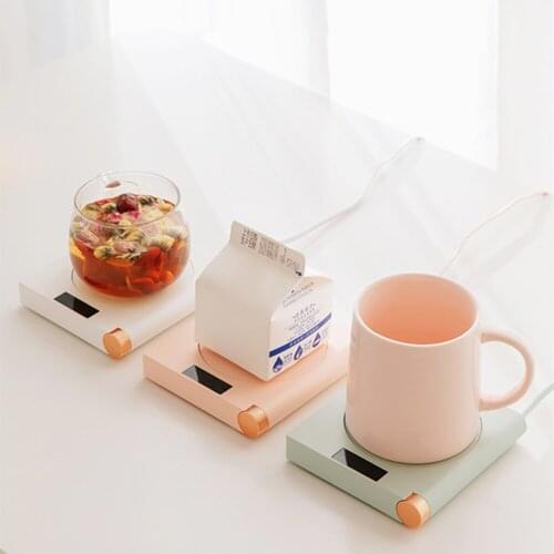 Home Warmer Automatic Constant Temperature Heating Coaster Mat Mini Portable Mug Warmer Desktop Cup Heater Hot Milk Machine