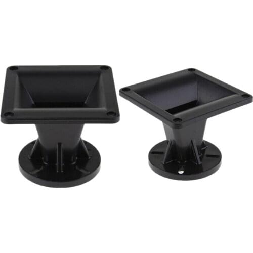 120X120MM Car Tweeter Horn Speaker Flat Mouth Tweeter Horn Speaker Base Stage Speaker Tweeter Connection Seat