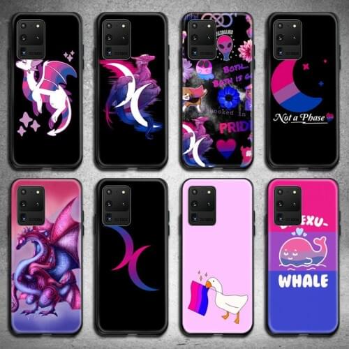 Bisexual Bi Pride Dragon LGBT Phone Case for Samsung Galaxy S20 FE plus Ultra S6 S7 edge S8 S9 plus S10 5G lite 2020