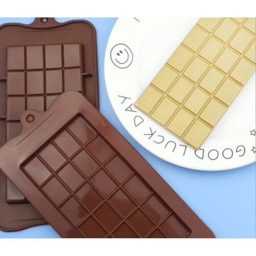 Large chocolate plate shape Silicone mold Baking DIY Bakeware waffle mold Fondant Cake Mould