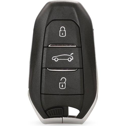 Jinyuqin Car Remote Key Shell for Peugeot 308 308S 408 3008 4008 5008 508 Fit Citroen C3 C4 DS 3 Buttons Key Case Replacement