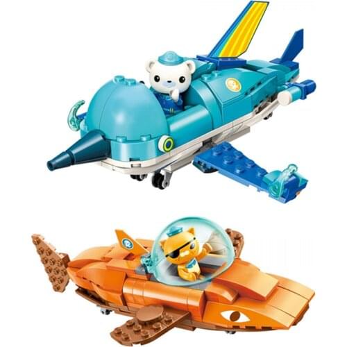 NEW Movie Creator Ideas City Octopus GUP-B GUP-G Octonauts Cartoon Building Blocks Model Kit Bricks Kids Toys For Children Gifts