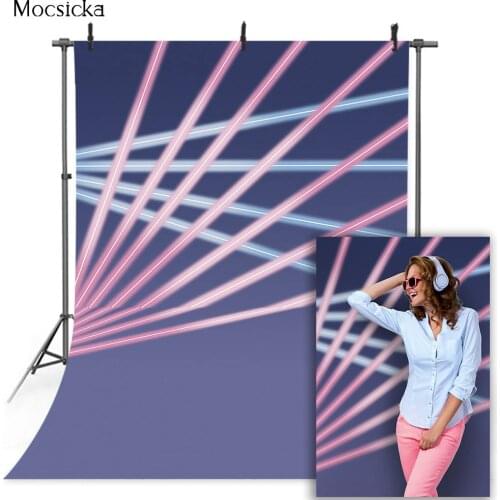 Photography Backdrops for Laser line Baby Custom Interior Photobooth Background for Studio Props Photo Backdrop 90s early 2000s
