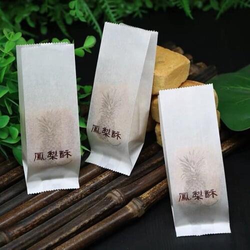 Cotton Paper Bag Pineapple Cake Packaging Wrapper For Cookie Candy food,1000 Pcs/lot