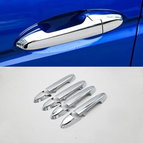 CHROME DOOR HANDLE COVER TRIM for Honda Fit / Jazz 2014 2015 2016 2017 2018 STYLING CAR ACCESSORIES