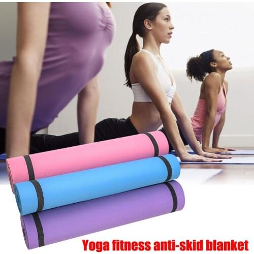 173x60x0.4cm Yoga Mat Lose Weight Waterproof Moisture-proof Sport Mat Fitness Folding Gymnastics Mat Pilates Exercise Health