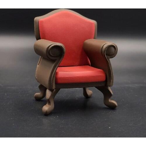 1/18 Scale Soldier Scene Accessories Sofa Throne 3.75 inch Chair Model for ob11 bjd Movable Doll Figure