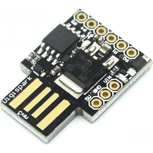ATTINY85 Digispark kickstarter miniature for Arduino usb development