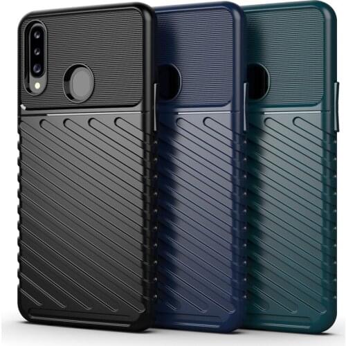 Fashion ShockProof Full Soft TPU Silicone Cover Samsung Galaxy A20S Case For Samsung A20S A 20S SamsungA20S SM-A207F Phone Bags