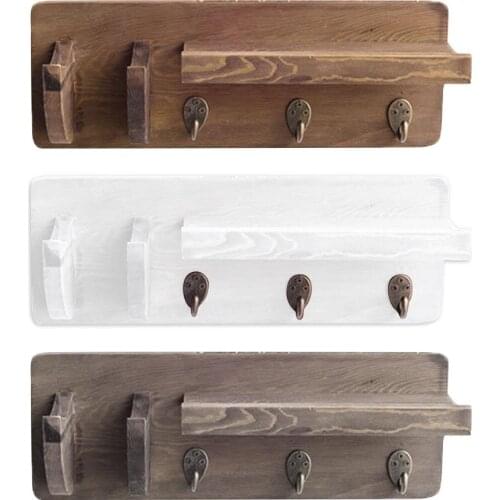 Guitar Stand Guitar Holder Wall Mounted Guitar Bracket Wooden Hanging Rack Guitar Hanger With Pick Holder And 3 Hooks Wall Decor