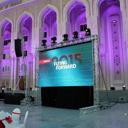 Full Color LED Display Panel P4 Outdoor RGB SMD1921 512*512mm Aluminum Cabinet High Brightness LED Screen