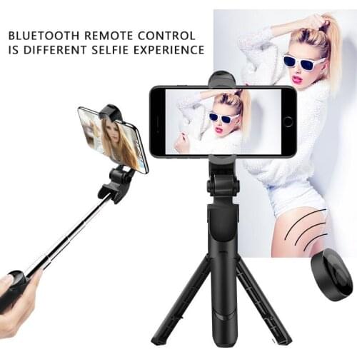 7 Colors Portable Extendable Selfie Stick With Phone Bluetooth Remote Control Tripod For IPhone/Huawei Smartphone Outdoor Live