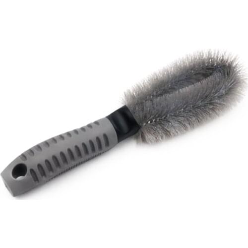 Bicycle Beauty Hub Brush Cycling Special Tire Cleaning Brush Bike Tire Rim Clean Plastic Coated Wire Wash Brush Soft Fiber Tools