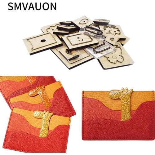 SMVAUON Cutting Dies Leather Knife Cut Die Customized Cardbag Case Pendant Making Decor Supplies Dies Template