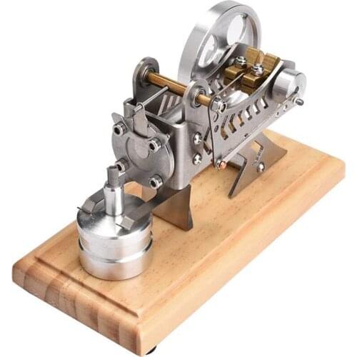 LED Air Stirling Engine Generator Model Engine Education Tool Electricity Power Generator Model Low Temperature Hot Air