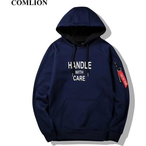 Spring Autumn Fashion Hoodies Comfortable Casual Pullovers Kangaroo Pocket Solid Color Long Sleeve Hooded Sweatshirt Hip Hop C49