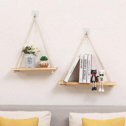 1PC Wall Hanging Sling Rack Flower Pot Hanging Basket Storage Rack Premium Flower Pot Indoor Outdoor Decor Hanging Rack