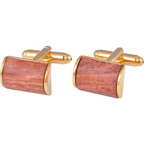 10pairs/lot Arc Shape Wooden Cufflinks Business Casual Cuff Links Nature Inlaid Cufflink Men Jewelry Accessory Gift Wholesale