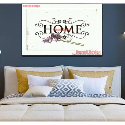 2020 top popular diamond painting full 5d diamond embroidery full set home sweet home decortion for home bedroom wall sticker