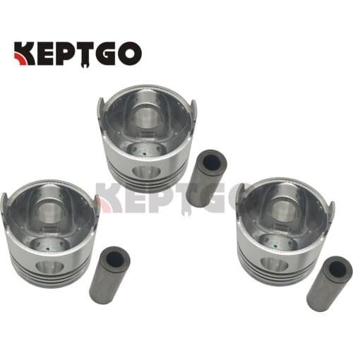 3 SET S3L 78mm STD Piston with Pin For Mitsubishi Engine S3L S3L2