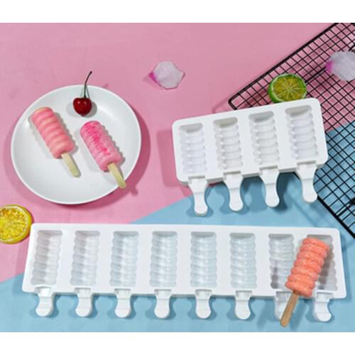 8 Cavity 3D Ice Cream Mold DIY Kithchen Homemade Ice lolly Moulds Popsicle Molds Maker Frozen Molds