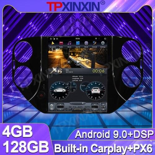 4+128G For Volkswagen VW Tiguan 2010 - 2016 Android Car Radio Multimedia Player Tape Recorder Stereo Wireless Carplay GPS Navi