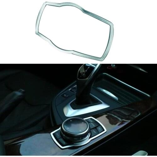 Car Interior Multimedia Button Decor Car Styling Stickers For E81 E87 F30 F31 F34 F32 F10 F11 F07 E38 F01 E84 F25 F26 E70 E71