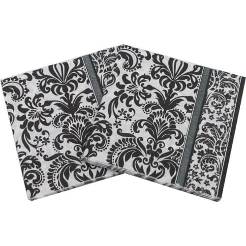 33x33cm 20Napkins/lot New Color Printed Napkins Tea Flowers and Tissues Birthday Wedding Party Paper Towel Decoration