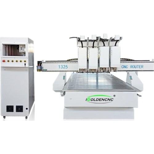 1325 1530 2030 4 heads cnc router for wood cutting machine