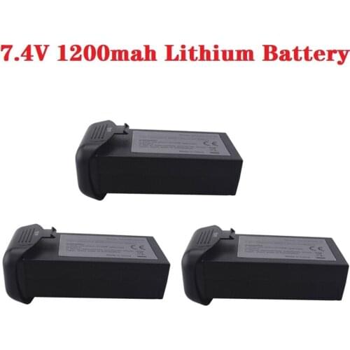 1-5Pcs For HS120D RC Drone Battery Original 7.4V 1200mAh Lipo battery Quadcopter Spare Parts For HS120D Drone Battery