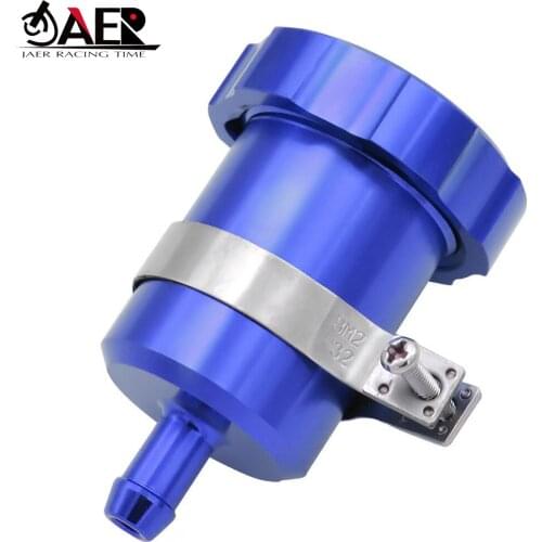 JAER Bike Brake Oil Fluid Tank CNC Clutch Tank Master Oil Cup Brake Fluid Reservoir For yamaha YZF R125 R15 R25 r3 mt07 mt09