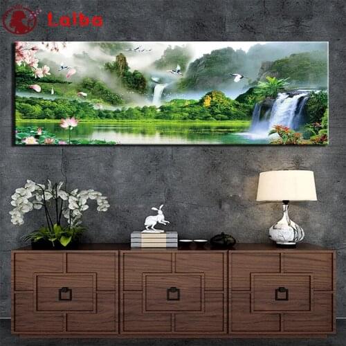 Full drill square Crystal Paintings Abstract art, natural landscape Diamond Embroidery Full round 5d Diy diamond painting