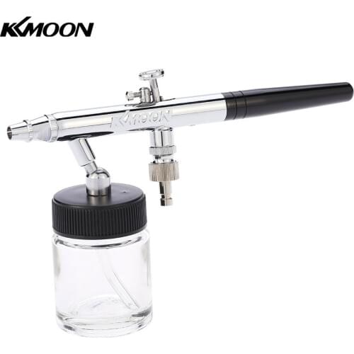 0.35mm Airbrush Kit Dual Action Spray Gun Air BrushTemporary Tattoo Manicure Makeup Cake Art Painting 10PCS Airbrush Bottles