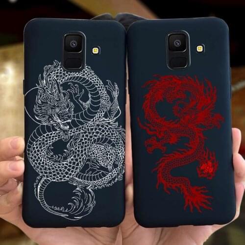 Cool Fashion For Funda Samsung Galaxy A6 2018 Case Silicone Soft Black Cover For Samsung A6 Plus 2018 Coque A 6 A6Plus Capas