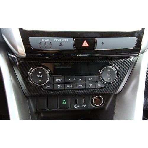 LHD! Car Styling 1PCS ABS Plastic Interior Air Condition AC Adjustment Cover Trim For Mitsubishi Eclipse Cross 2018 2019 2020