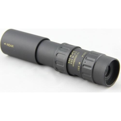 Mini HD 10-30x30mm Monocular Day and Night Vision Telescope Portable Outdoor Hunting Camping Bird Watching Travelling Telescope