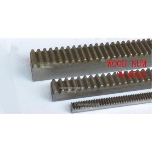 Mod 4 spur Gear Rack right teeth 40x40x1000mm length 1000mm 45# steel Black Oxide CNC parts modulus 4 M4