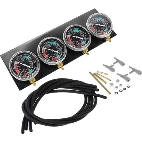 Motorcycle Carb Vacuum Gauge 2 Carburetor Synchronizer Tool Cylinder Synchronization Balancer Gauge Kit