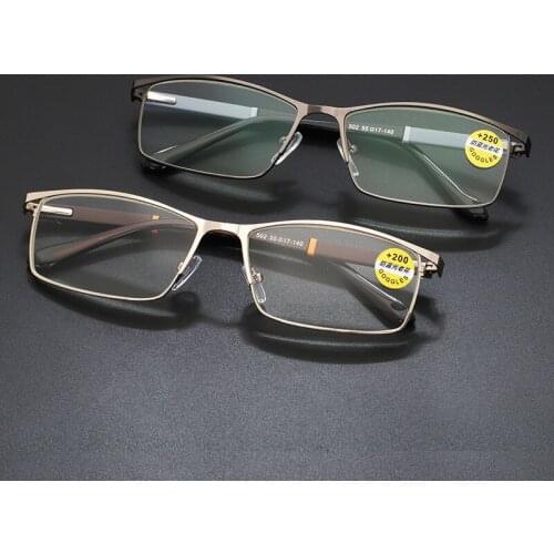 Zilead Folding Presbyopia Glasses Comfortable Full Frame Anti-blue Light Business Computer Presbyopia Glasses For Female Male