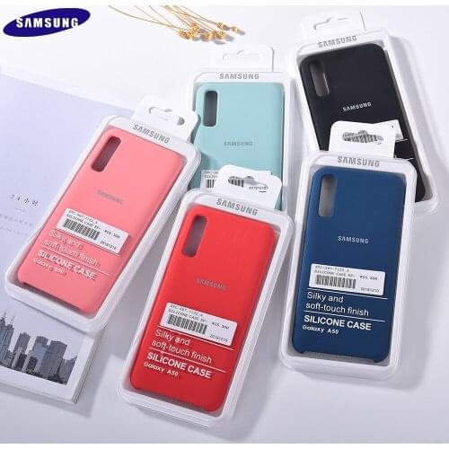 A50 Case Original Samsung Galaxy A70 Note 10 Lite Soft Liquid Silicone Shockproof Soft Case For Galaxy A50s A30s Protector Shell