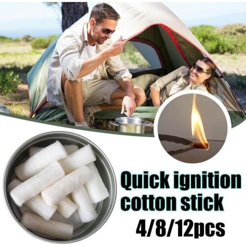 Outdoor Camping Paraffin Swab Survival Fire Starting Tool Waxbraided Hemp Fire Camping Tinder Cord Gear Starter Rope Natura W7I8