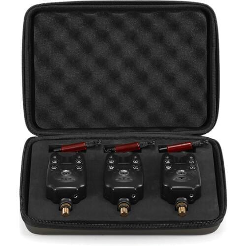 Lixada Fishing Bite Alarms Chain Alert Swinger Set Digital Fishing Alarm Kit LED Alarm Indicator Alert Fishing Swinger