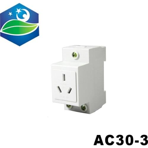 AC30-3 mult-function Modular Socket 10A 16A 25A electric socket 2P+N